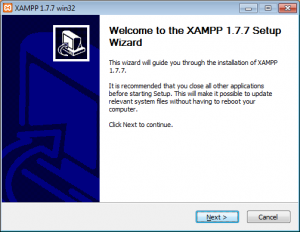 Segundo paso en la instalacion de XAMPP
